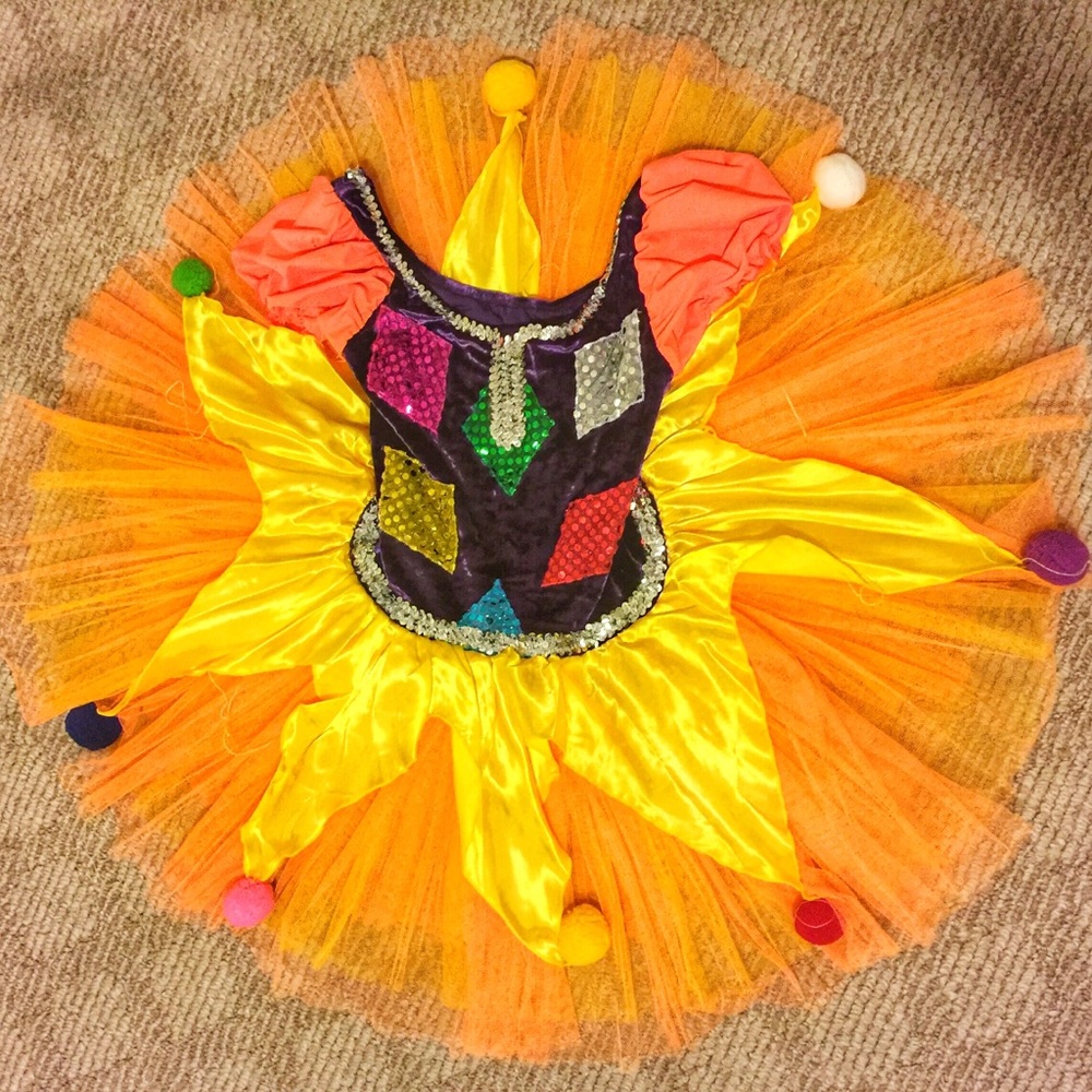 Harlequinade Ballet costume for children